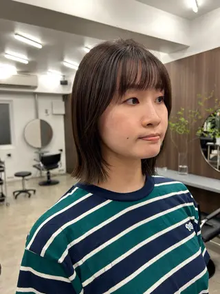 ミディアム カラー 広美🩵 <hiromi>のヘアスタイル