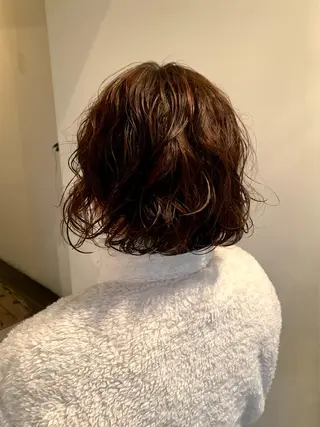 ミディアム パーマ メンズ room3小出 奈央子のヘアスタイル