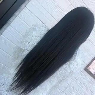 ロング 半田 知穂のヘアスタイル