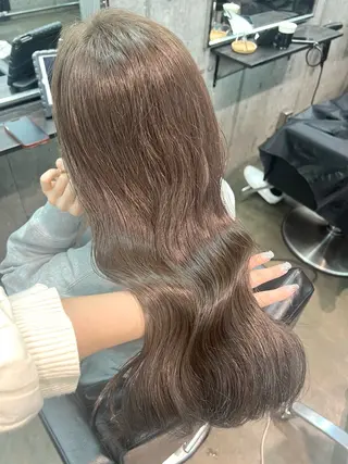 ロング カラー 透明感カラー ✨ 韓国艶髪💗菅原のヘアスタイル