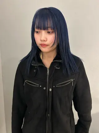 セミロング カラー lomalia daisukeのヘアスタイル