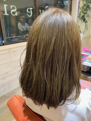 セミロング カラー 【店長】 草間大輔のヘアスタイル