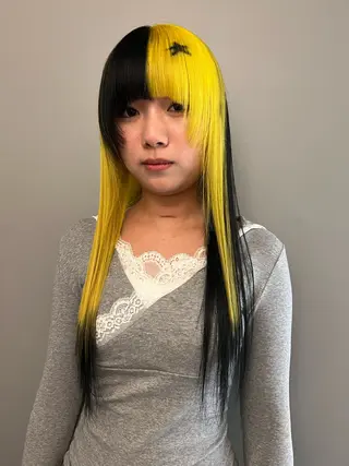 ロング カラー haco＋所属・圧倒的デザイン力 店長🎨RENAのヘアスタイル