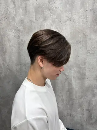 ショート パーマ メンズ カルマ・ニュアンス パーマ　須田龍世のヘアスタイル