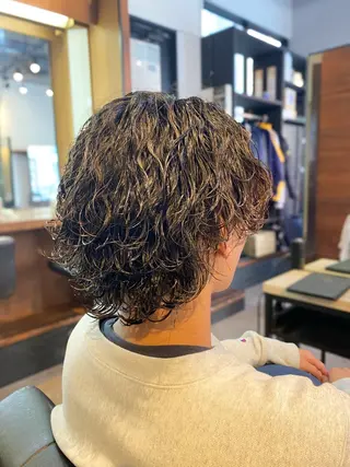 パーマ メンズ IRIE HAIR DESIGN所属・IRIE⚡️メンズ/ パーマ⚡️北川聖也のヘアスタイル