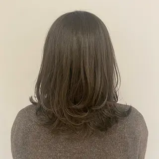 ミディアム ase.糸島店所属・UEDA AYAのヘアスタイル