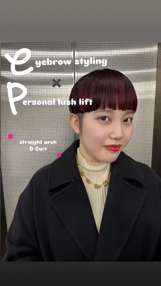 マツエク・マツパ Hair Atelier Nico所属・︎ ︎✿ Nico Nozomi︎ ✿の眉毛・アイブロウイメージ