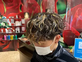 ショート 中島 稔/稲毛メンズパーマのヘアスタイル