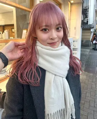 ロング カラー 榛地 渉馬のヘアスタイル