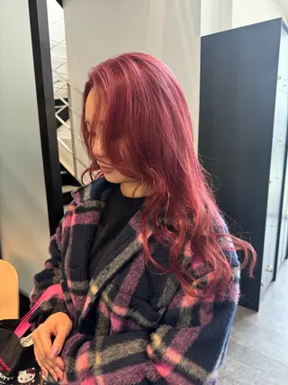 ロング カラー GO TODAY SHAIRE SALON所属・miu （ミユ）のヘアスタイル