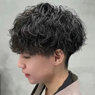 ショート パーマ メンズ 楽斗/メンズパーマ /シャドウパーマのヘアスタイル