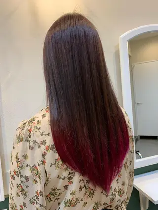 ロング 大木 華のヘアスタイル