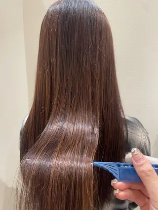 ロング カラー パーマ 🚀MOEKA ᵕ̈ ハイトーン💫のヘアスタイル