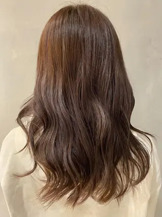 カラー ふじ ここなのヘアスタイル
