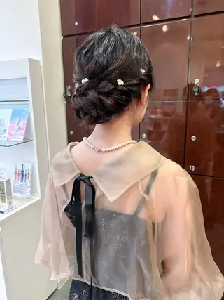 ヘアアレンジ レナークルグラン/ 大浪　莉歩のヘアスタイル