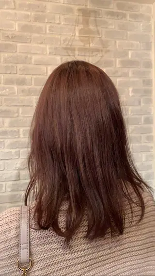 ミディアム カラー 若林 良のヘアスタイル