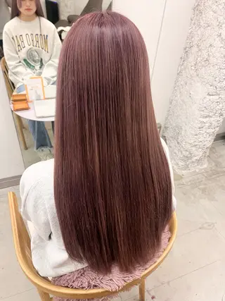 ロング カラー 暖色カラー／ ヘアセット🌛櫻井舞のヘアスタイル