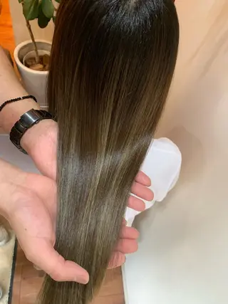 セミロング カラー パーマ 髪質改善・美髪 カラー特化☆中嶋健人のヘアスタイル