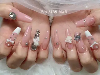 ネイル HANA 長さだしのネイルデザイン