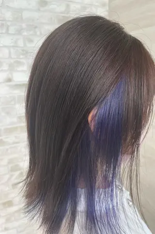 ミディアム カラー 🫧美髪矯正/ 髪質改善/藤平健太のヘアスタイル