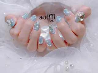 ネイル 葵うさぎ所属・葵うさぎ AIのネイルデザイン