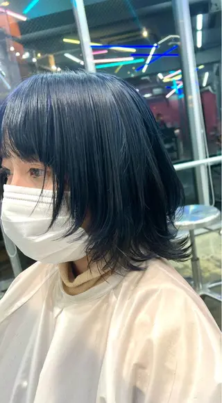 ミディアム カラー ヘアアレンジ 🐺ウルフの神🐺 /カラー/けいすけのヘアスタイル