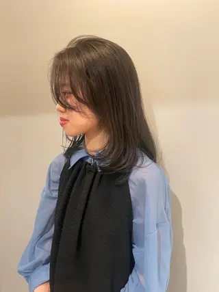 ミディアム カラー tete nico所属・似合わせ/ヘアカラー nanami🌸のヘアスタイル