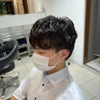 ショート パーマ VanCouncil 千種所属・大竹 穂香のヘアスタイル