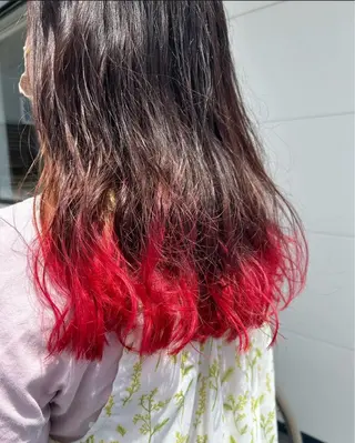 ロング カラー SASAnagano 岩下サードゥのヘアスタイル