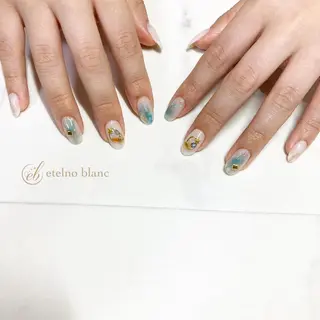ネイル etelno blanc中目黒のネイルデザイン