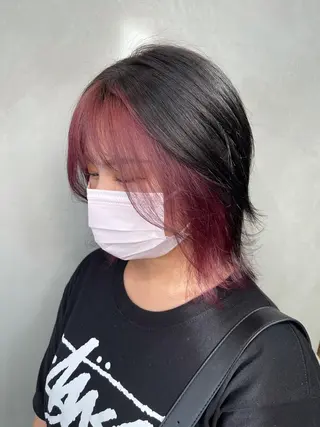 ミディアム カラー 透明感カラー特化型 NAOKIのヘアスタイル