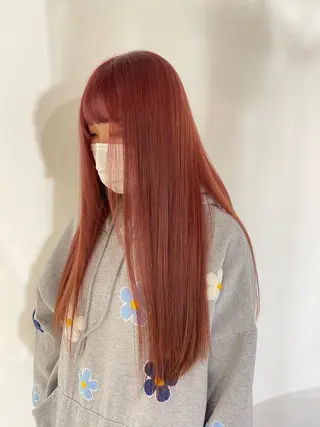 セミロング カラー ボブ/レイヤー /河内温太のヘアスタイル