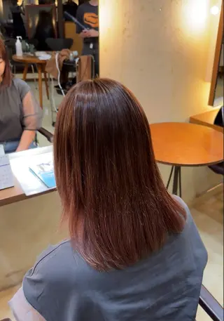 ミディアム カラー hair &make RIHGA 荒井店所属・hoshi mayuのヘアスタイル