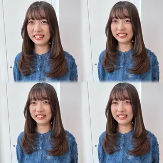 セミロング レイヤーくびれヘア アレンジmanakaのヘアスタイル