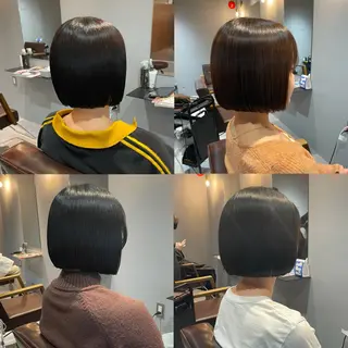 ショート Mimi🎀 ブリーチなしＷカラーのヘアスタイル
