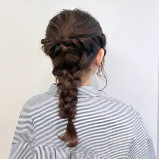 ヘアアレンジ 濱本 新奈 / 髪質改善パーマのヘアスタイル
