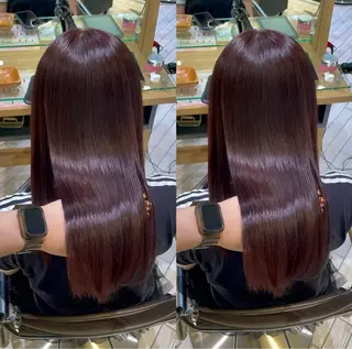 カラー 🎀すず🎀 白楽駅・神奈川大学のヘアスタイル