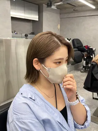 ショート カラー パーマ ヘアアレンジ メンズ キッズ ネイル マツエク・マツパ アイブロウ GO TODAY SHAiRE SALON所属・大人スタイル 太田のヘアスタイル