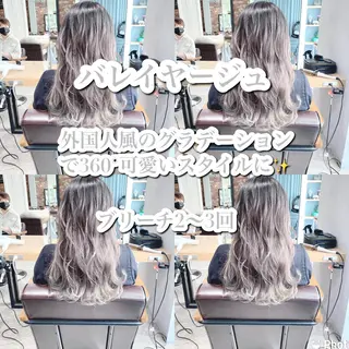 ロング カラー 艶髪カラー 渡辺岳也のヘアスタイル