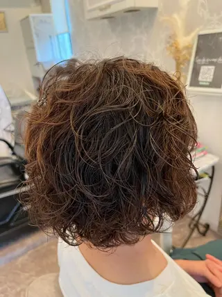 ショート パーマ La.fleur ラ.フルールのヘアスタイル