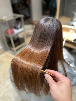 ロング ノンダメージサロン/ 福谷 将のヘアスタイル