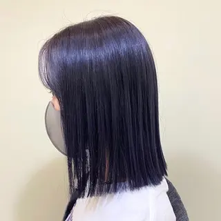 ミディアム カラー ANNA /艶髪/ハイトーンのヘアスタイル