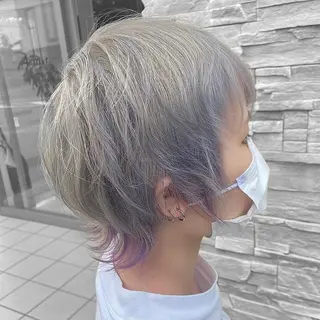 ショート カラー 杉木 勝太のヘアスタイル