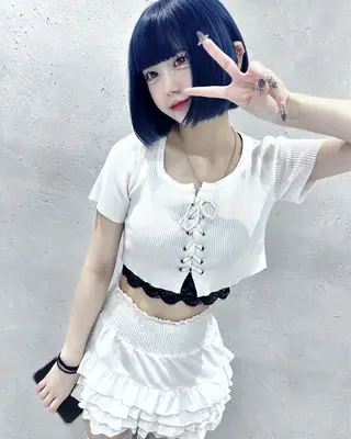 ショート カラー 🌟龍明🌟福岡 ハイトーン🌟のヘアスタイル