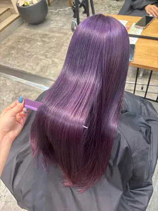 ロング カラー Belle 新宿店所属・🐰ブリーチモデル 募集中/ゆな🐰のヘアスタイル