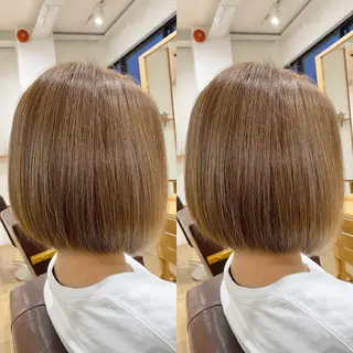 ショート カラー KIZU 髪質改善 オカルト怪談のヘアスタイル