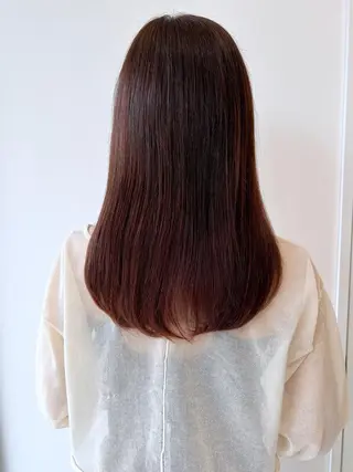 セミロング カラー 韓国ヘア×髪質改善 /yoshikaのヘアスタイル
