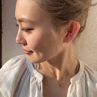 セミロング カラー ヘアアレンジ ネイル マツエク・マツパ W.eyelash所属・ダブリュー アイラッシュのマツエク・マツパデザイン