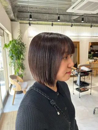 ショート カラー 🌷横浜/レイヤー /艶カラー🌷のヘアスタイル