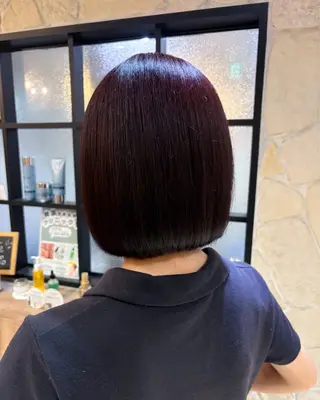 カラー ✩₊˚透明感カラー 🦋🫧aoi⋆.✮のヘアスタイル